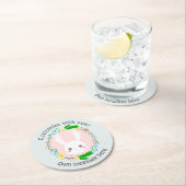 Snellere paashaas, ventilator, aangepast ronde kartonnen onderzetter (Insitu)