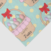 Snellere paasmandje en paaseieren tissuepapier (Detail)