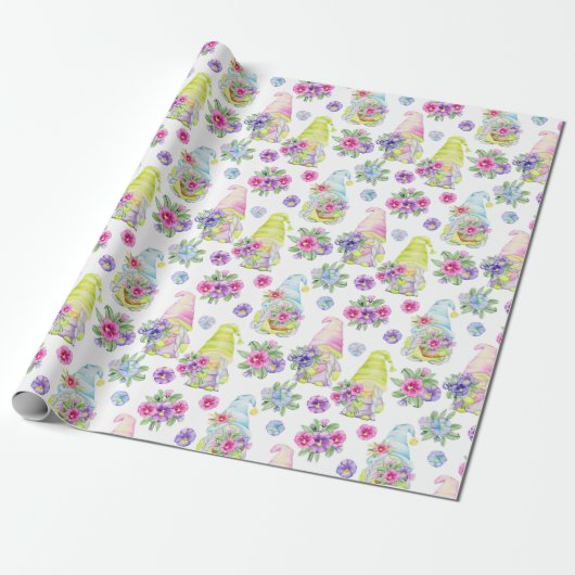 Snellere paaspakketpapier cadeaupapier (Uitgerold)