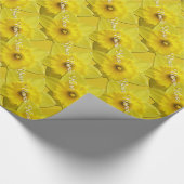 Snellere paaspapier met deffodilcadeau cadeaupapier (Hoek)