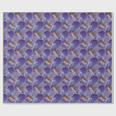 Snellere papierpaketpapier, aangepast Crocus Gift Cadeaupapier (Vlak)