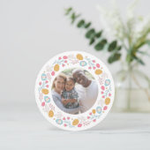 Snellere persoonlijke foto en tekst feestdagenkaart (Staand voorkant)