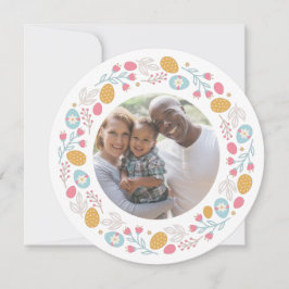 Snellere persoonlijke foto en tekst feestdagenkaart