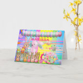 Snellere persoonlijke gevouwen Wenskaart Kaart (Gele Bloem)