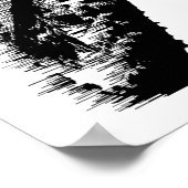 Snellere Poster van Dirt Bike Motocross (Hoek)