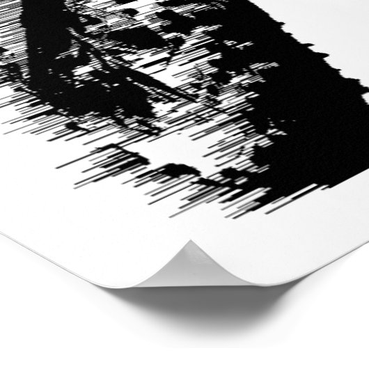 Snellere Poster van Dirt Bike Motocross (Hoek)