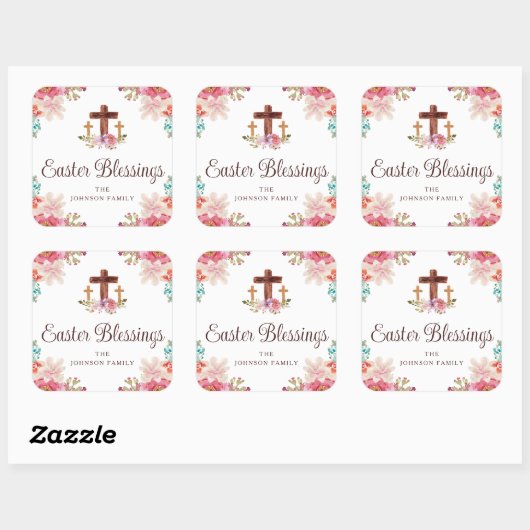 Snellere rammeling vierkante sticker (Vel)