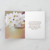 Snellere scripts die naar Jezus Spring Flowers kij Feestdagen Kaart (Binnen)