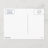 Snellere slag in zwembad feestdagenkaart (Achterkant)