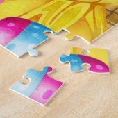 Snellere Snoep Folk Art GIRLS BASKET STUFFER Legpuzzel (Zijkant)