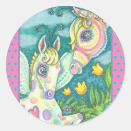 SNELLERE SPRING, RAINBOW BABY HORSE, VRIJE STICKER