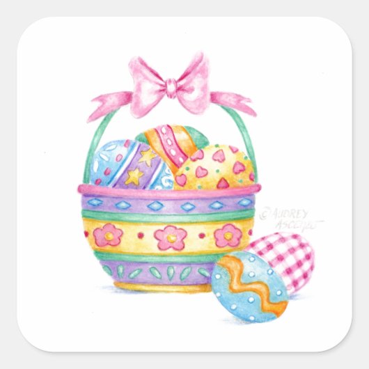 Snellere Stickers voor kleine paaspakketten (Voorkant)