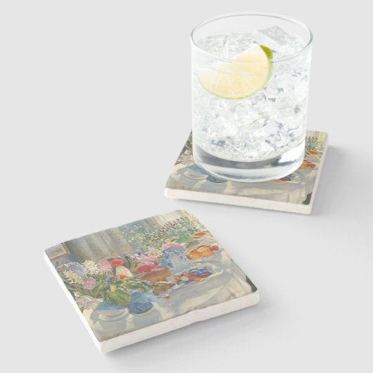 Snellere tabel stenen onderzetter (Zijkant)