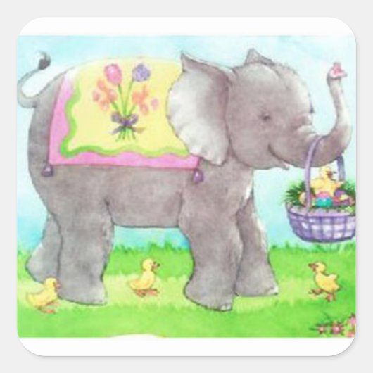 Snellere tijd! vierkante sticker (Voorkant)