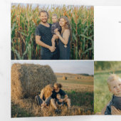 Snellere uitgelijnde eBay Manuscript Multi Foto Drieluik Wenskaart (Binnenzijde eerst)