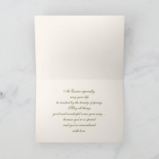 Snellere vergrotingen.Speciaal aangepaste paasmake Feestdagen Kaart (Binnen)