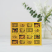 Snellere veroudering feestdagenkaart (Staand voorkant)