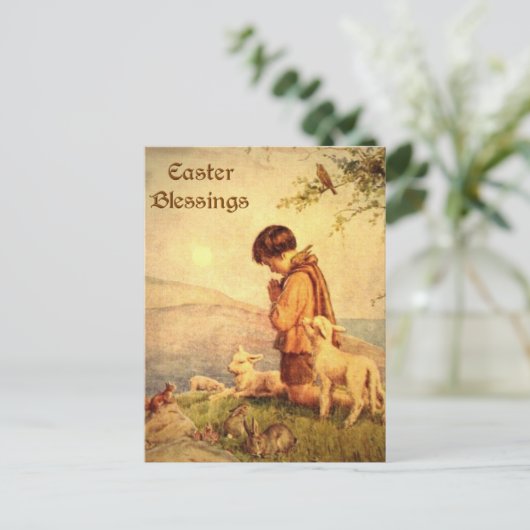 Snellere veroudering feestdagenkaart (Staand voorkant)