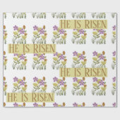 Snellere veroudering | Hij is  Floral Cadeaupapier (Vlak)