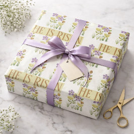 Snellere veroudering | Hij is  Floral Cadeaupapier