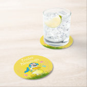 Snellere veroudering ronde kartonnen onderzetter (Insitu)