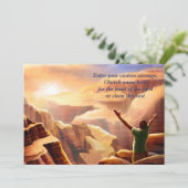 Snellere verruiming - Aangepaste groet - Christeli Feestdagenkaart (Staand voorkant)