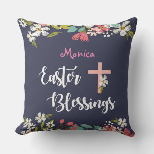 Snellere verslaafden van Risen Christus Flowers Kussen