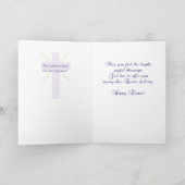 Snellere voorbereiding, lavenderventiel feestdagen kaart (Binnen)