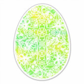 Snellere Waterverf Groene Kruis Sticker (Voorkant)