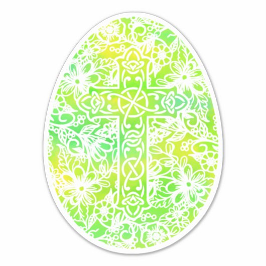 Snellere Waterverf Groene Kruis Sticker (Voorkant)