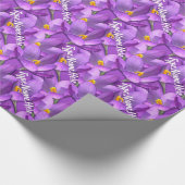 Snellere wrapping papier voor voorjaarscrouscadeau (Hoek)