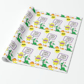 Snellere wrapppapier cadeaupapier (Uitgerold)