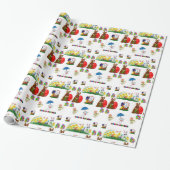 Snellere wrapppapier cadeaupapier (Uitgerold)