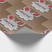 Snellstaart paaskonijnenpapier cadeaupapier (Hoek)