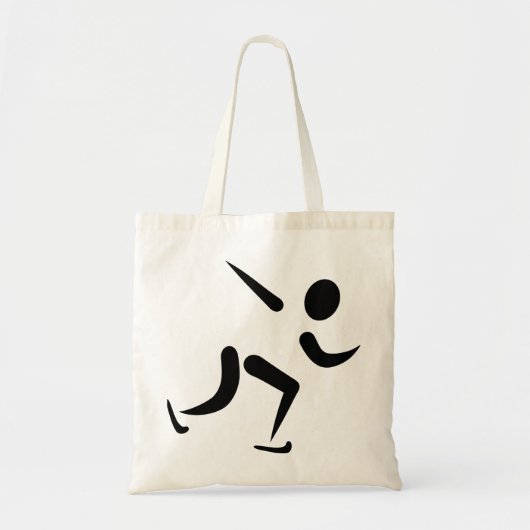 Snelschaatsen logo tote bag (Voorkant)