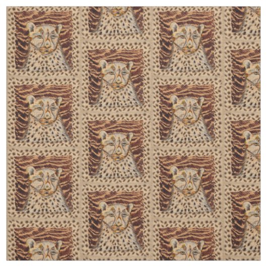 Snelste Cheetah Stof (Swatch)