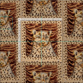 Snelste Cheetah Stof (Delen)