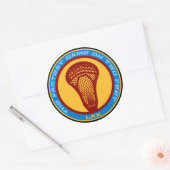 Snelste game ronde sticker (Envelop)