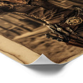 Snelste handen in het Westen - Legendarische Cowgi Poster (Hoek)