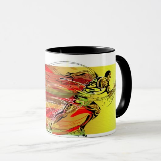 Snelste Man-op-Aarde Mok (Voorkant rechts)