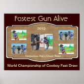 Snelste Pistool Levend Poster (Voorkant)