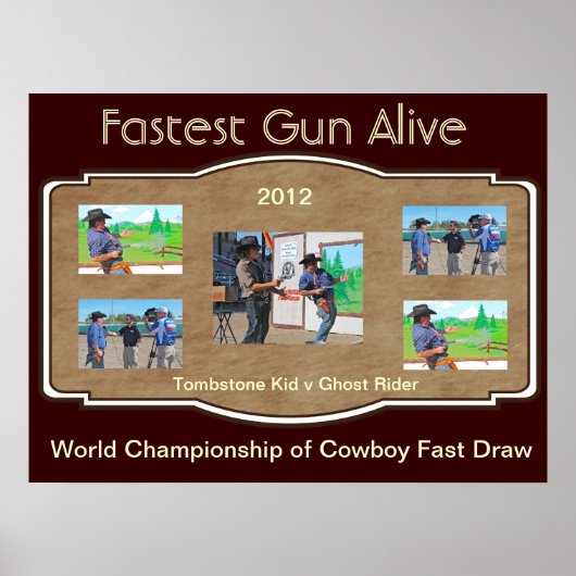 Snelste Pistool Levend Poster (Voorkant)