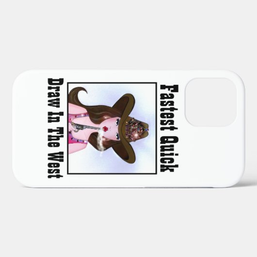 Snelste trek in het Westen! Case-Mate iPhone Case (Achterkant (horizontaal))