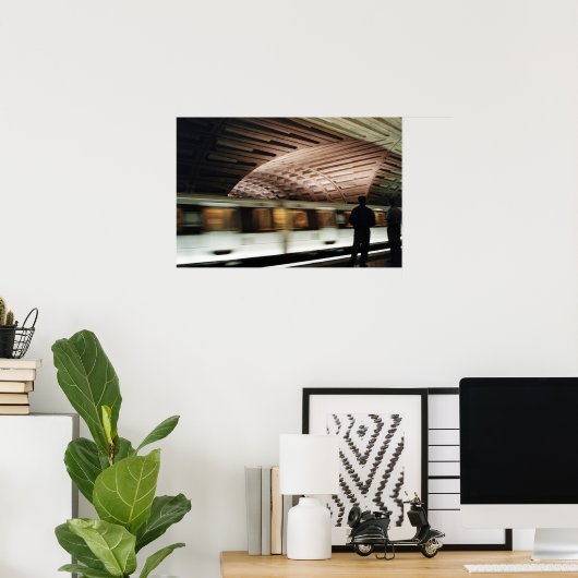 Sneltrein Poster (Thuiskantoor)