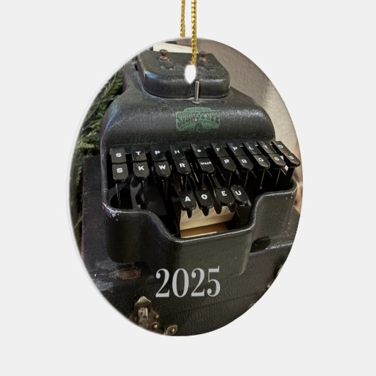 Sneltypemachine Ornament (Rechts)