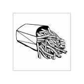 Snelvoedsel Friet Kunststempel Rubberstempel (Afrduk)