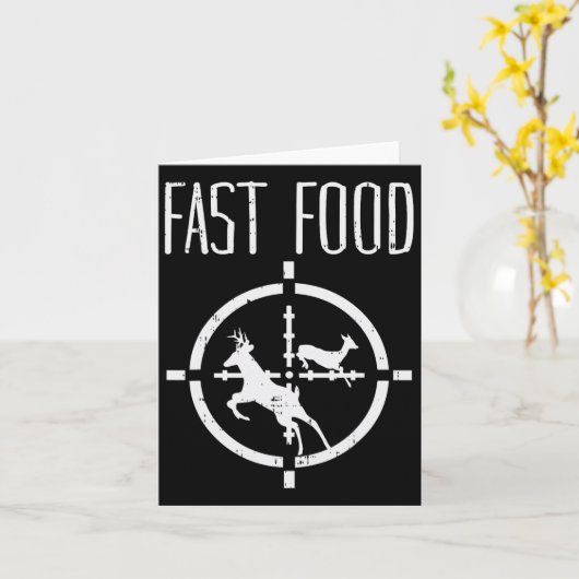 Snelvoedsel Herten Grappige Eland Mannetjeseland B Kaart (Gele Bloem)