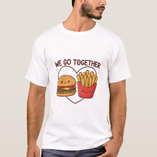 Snelvoedsel Liefde: "We Komen Samen" Schattige Bur T-shirt