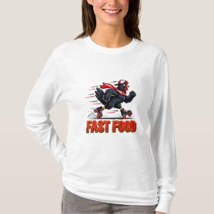 Snelvoedsel Roller Skate Kip Grafische T-Shirt
