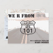 Snelweg 101 briefkaart (Voorkant / Achterkant)